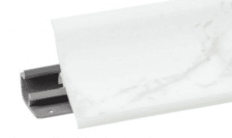 плинтус для столешниц 20*20*3,0 м Мрамор белый 1105/301 MRK 120-1256 (Бернини)