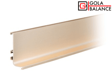 BRD RP051SG.1/000/4100 ручка-профиль L 4100мм ГОЛА БАЛАНС сатиновое золото