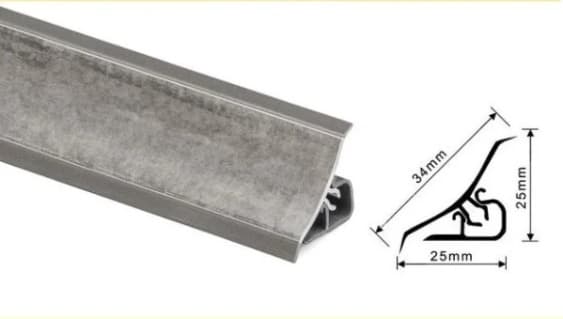 плинтус для столешниц 20*20*3,0 м Серый бетон (Мария) 149/6047 MRK 120-1381 SALE