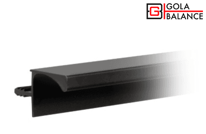 BRD RP052BL.1/000/4100 врезной профиль L 4100мм ГОЛА БАЛАНС черный