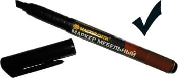 Маркер мебельный спиртовой черный