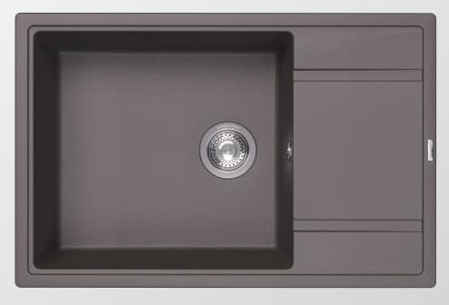 Мойка FLORENTINA Липси XL 780*510*217 серый шелк SALE