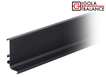 BRD RP051BL.1/000/4100 ручка-профиль L 4100мм ГОЛА БАЛАНС черный