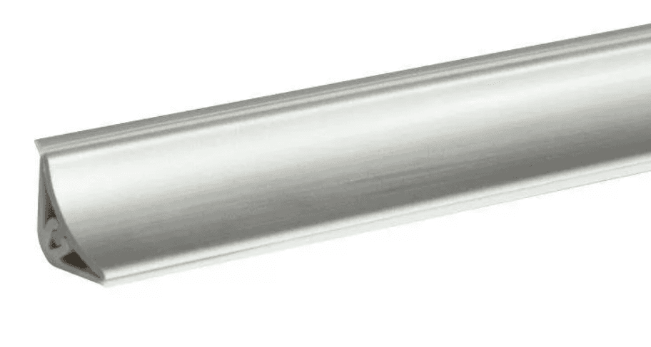 KORNER мини-бортик для столешниц 15*15*3000мм, LB-15 Алюминий 20-15-0-610 (углы 001)