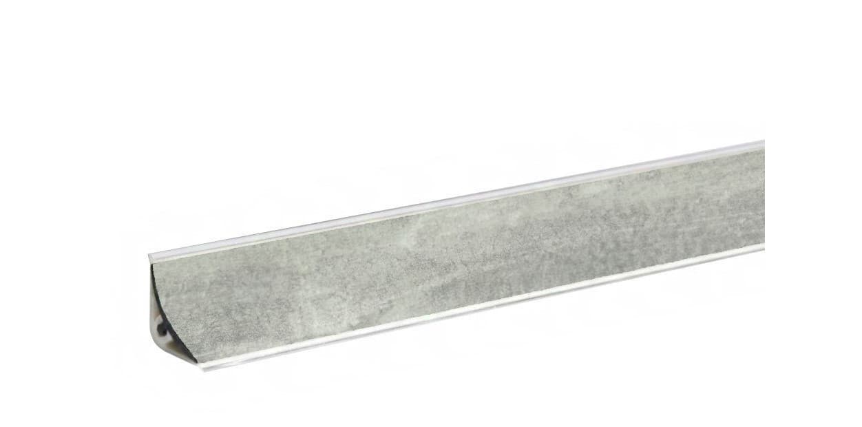 KORNER мини-бортик для столешниц 15*15*3000мм, LB-15 Stromboli Grey 20-15-0-6191(углы 6014)