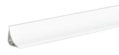 KORNER мини-бортик для столешниц 15*15*3000мм, LB-15 Белый 20-15-0-11 (углы 600) (заказ)