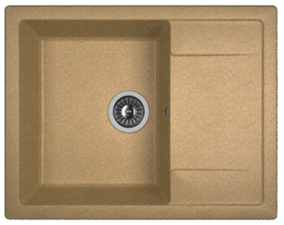 Мойка Dr. Gans Техно 650 прямоугольная с крылом терракота (заказ)