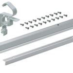 Комплект профилей WINGLINE L, L2400, с перфорацией, алюминий, анадированный
