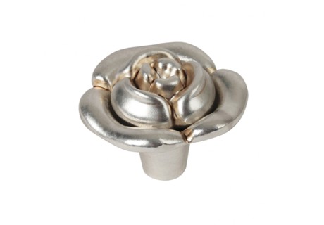 BRD RC087AS/SG.4 ручка кнопка LULU ROSE старинное серебро/сат. золото SALE