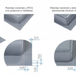 BRD Блок для ножей PC15/GRPH/206x480 графит