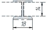 соединитель 180 орех темный Россия SALE