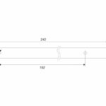 BRD PR003SC.1/192 ручка-скоба пруток 192 мм LINE сатиновый хром (заказ)