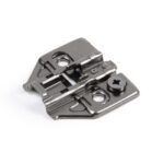 BRD H8012BN Планка с эксцент. для петель EVO черн. никель 801, 890, 901, 913