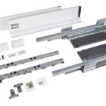 BRD SB38W.1/450 Комплект СТАРТ 86мм PUSH+SOFT (от нажатия + плавное закрывание), белый