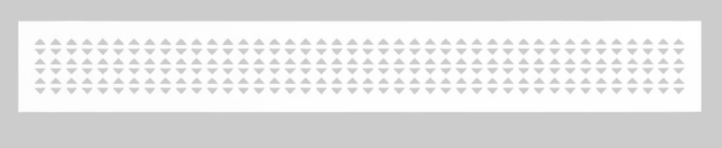 SETE вентиляционная решетка 60*484, белая NEW