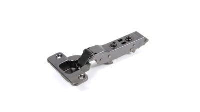 BRD H801B02/BN Петля полунакладная EVO 90 град с дов, шнековая регулировка (без планки) черный никел